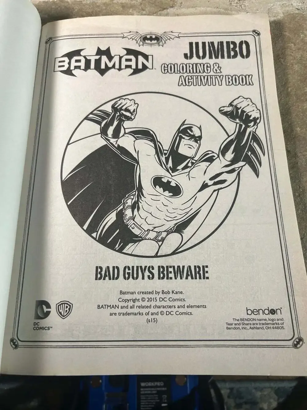 Batman coloring book 2015